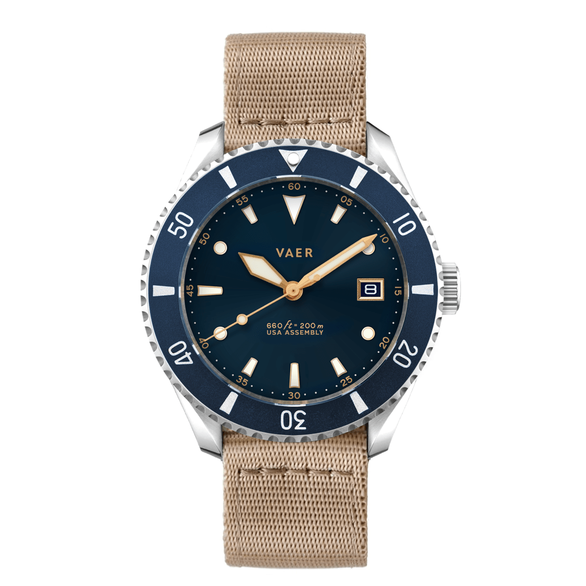 D4 Meridian - Navy USA Solar 42mm