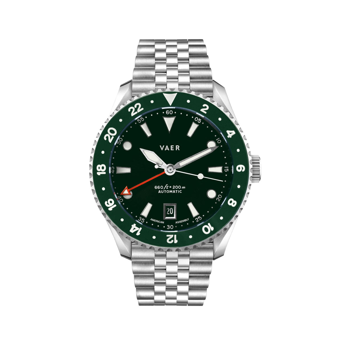 G5 Meridian Green - 39mm USA GMT