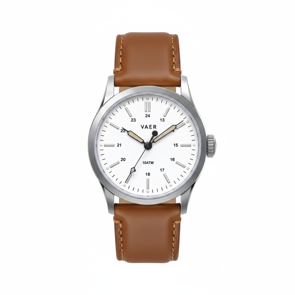 S3 Calendar Field White - 36mm Quartz