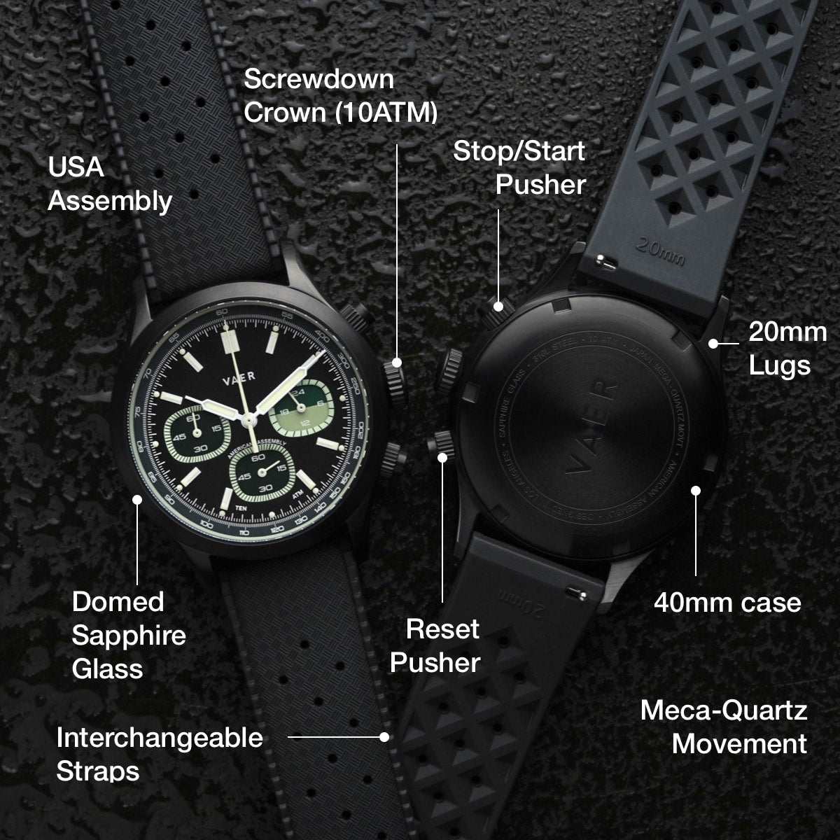 R1 Tactical Chronograph - 40mm USA